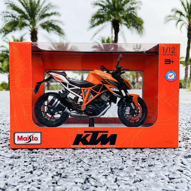 Maisto-motocicleta todoterreno de aleación 1:12 KTM 1290, modelo de fundición a presión genuino autorizado, regalo de colección de coche de juguete