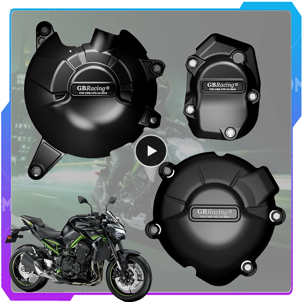 Funda protectora de cubierta de motor de motocicletas Z900 para KAWASAKI Z900 2017-2025 2024 2023 2022 Z900SE 2023 protectores de cubiertas de motor