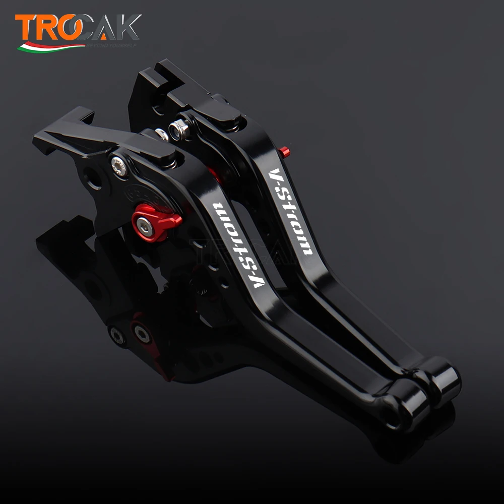 For SUZUKI V-Strom 250 650 DL650 DL250 Vstrom 650/XT 2011-2022 Short Motorcycle Accessories CNC Adjustable Brake Clutch Levers