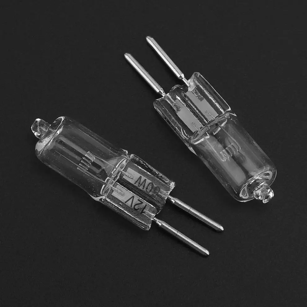 10pcs G5.3 12V 20W/35W/50W Halogen Light Bulbs Long Life Capsule Lamps Warm White Clear Bulbs