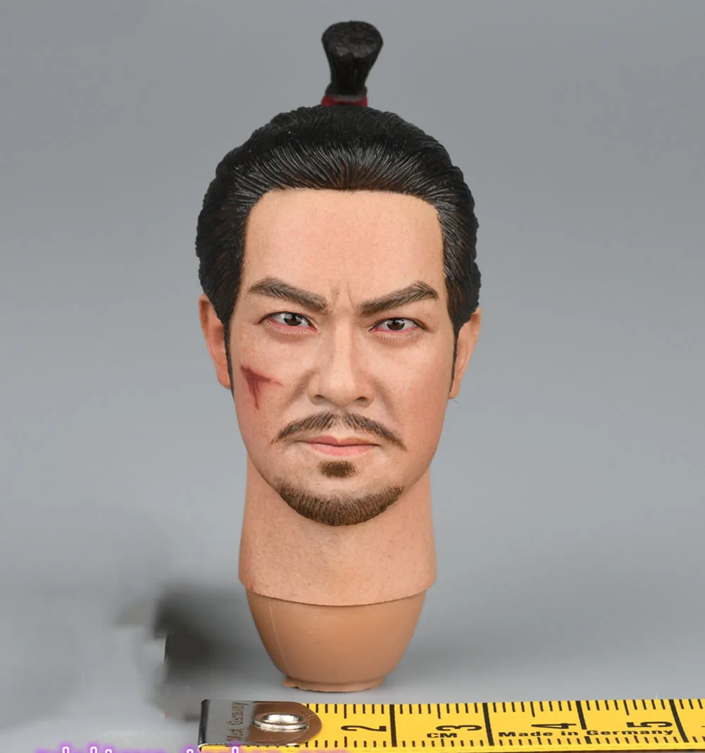 

COOMODEL 1/6th SE100 Empire Sanada Yukimura Pure Copper Head Sculpture And Hair Bun Model Fit For 12inch Action Soldier