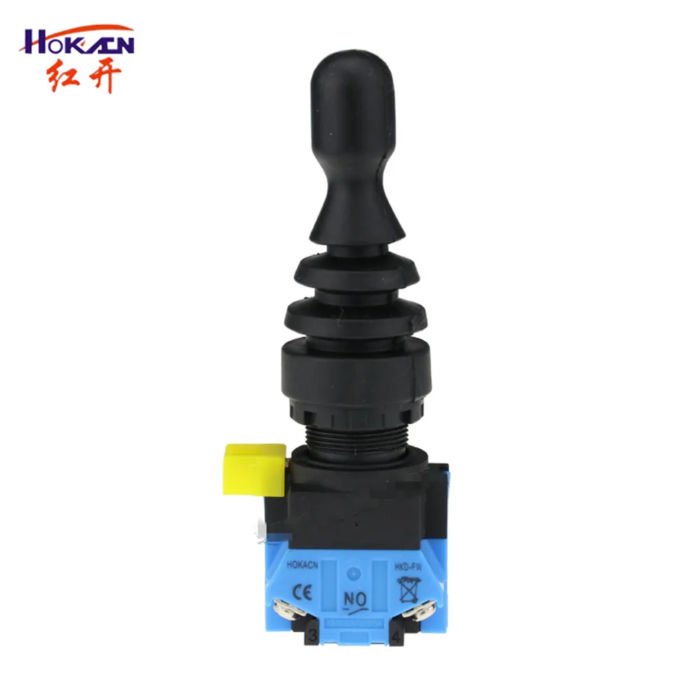 

22mm joystick switch Momentary 2 position 2NO Latching reset wobble stick Monolever Cross Button Switch HKL-FW22 HKL-FW12