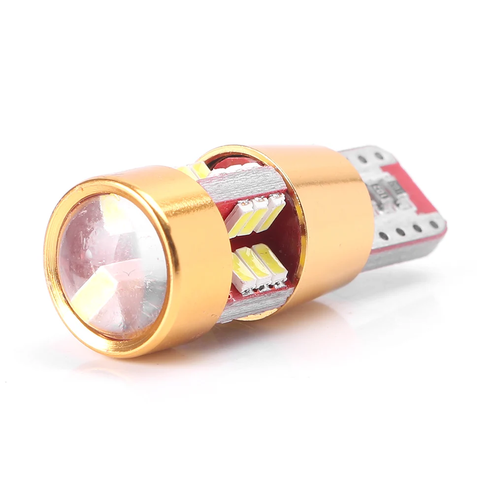 1Pcs Universal Car Lights T10 3014 27SMD 6000K LED CANBUS ERROR FREE Car Side Wedge Light Bulb White