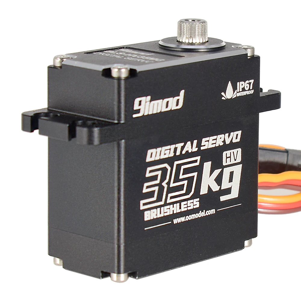 9imod Servo impermeabile BLS-HV35MG 35KG Metal Gear HV Servo digitale senza spazzole per RC Car Boat Robot fai da te