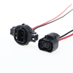 H16 5202 Fog HeadLight Socket Plug 2504 PSX24W Bulb Connector Adapters Wiring Harness Male Female Car Light Holder Accessories