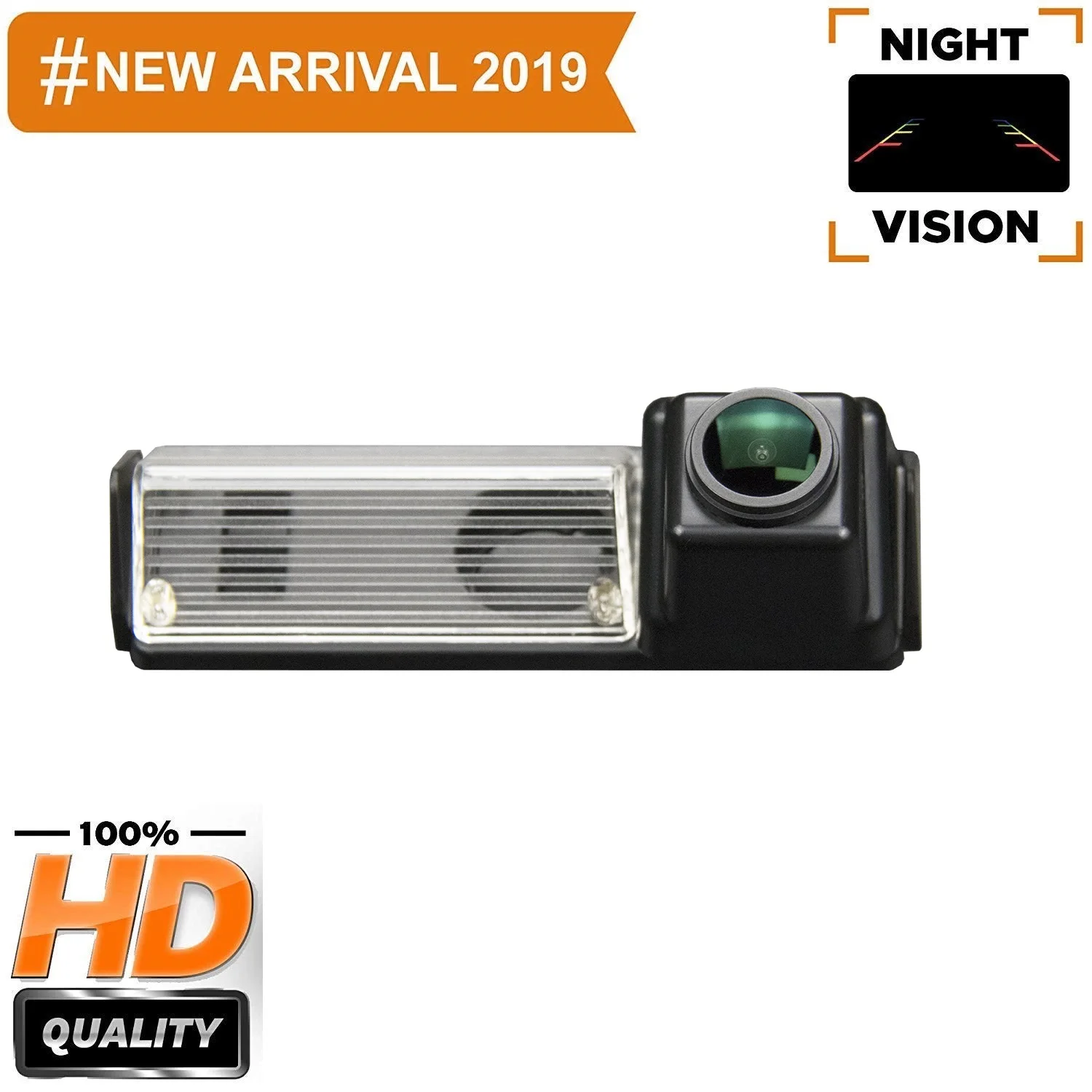 HD 1280*720p Rear View Reversing Camera for Mitsubishi Pajero Sport Grandis Challenger Nativa Dakar, License plate light camera