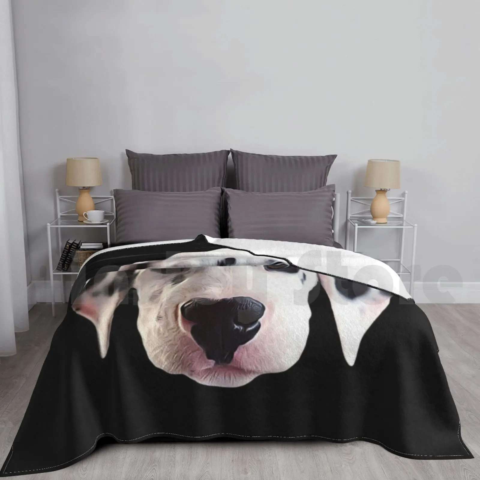 

Dalmatian Cute Puppy Dog Head Blanket For Sofa Bed Travel Dalmatian Dalmatians Dalmatian Puppy Dalmatian Art
