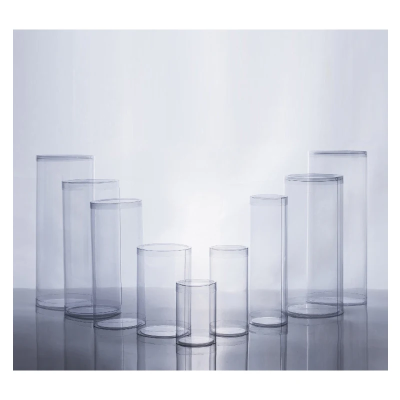 PVC cylinder spot wholesale transparent plastic packaging box manufacturer customized round transparent cylinder PVC packaging b