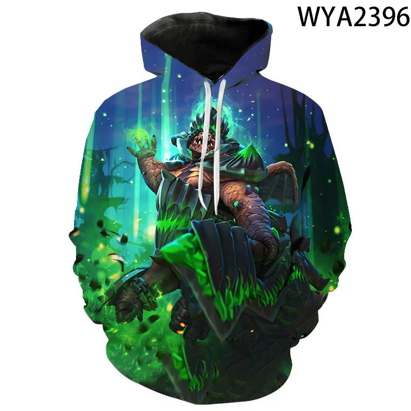 2021 New Autumn Style Hoodies Men Women 3D Print Sweatshirts Game Dota 2 Casual Harajuku Boy Girl Kids Cool Streetwear