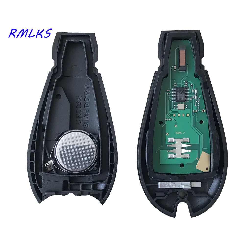 Fobik Smart Keyless Entry Remote Car Key, Puce ID46 Z successive 6/7 pour fusible pour Dodge M3N5WY783X IYZ-C01C 5/433 boutons