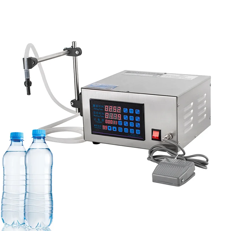 

Digital Control Liquid Filling Machine 5-3500ml Water Drink Perfume Juice Milk Small Bottle Filler