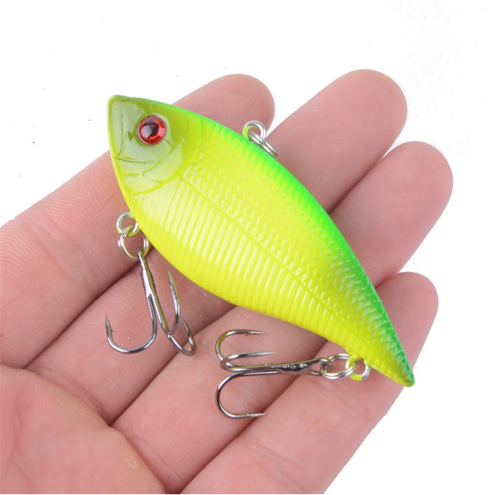 1Pcs Sinking Vibration VIB Fishing Lure 6.5cm 10g Artificial Hard Bait Swimbait Peche Bass Pike Trolling Pesca Fishing Tackle