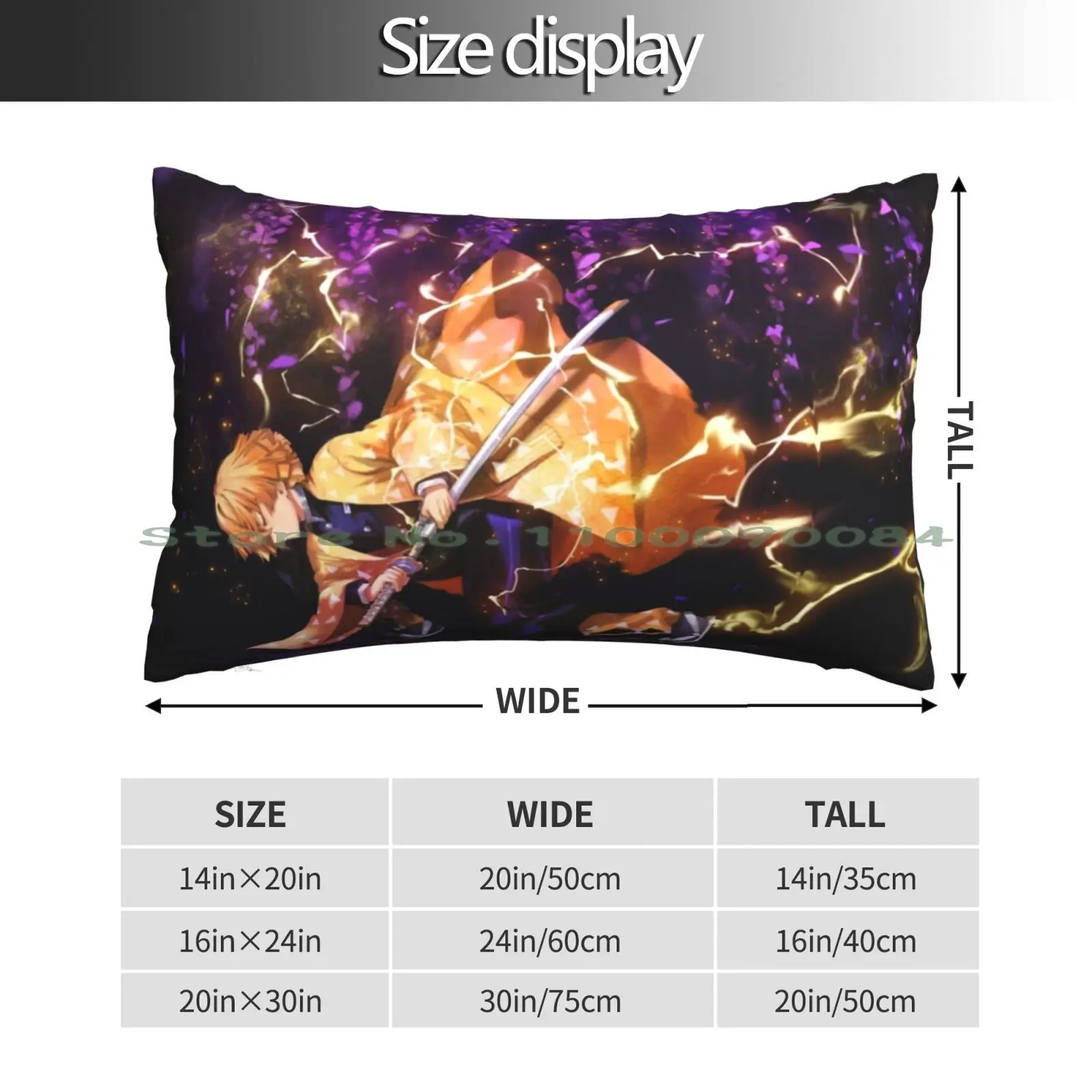 Kimetsu No Yaiba Demon Pillow Case 20x30 50*75 Sofa Bedroom Bouldering Carabiner Boulderer Climber Idea Camping Alps Nature