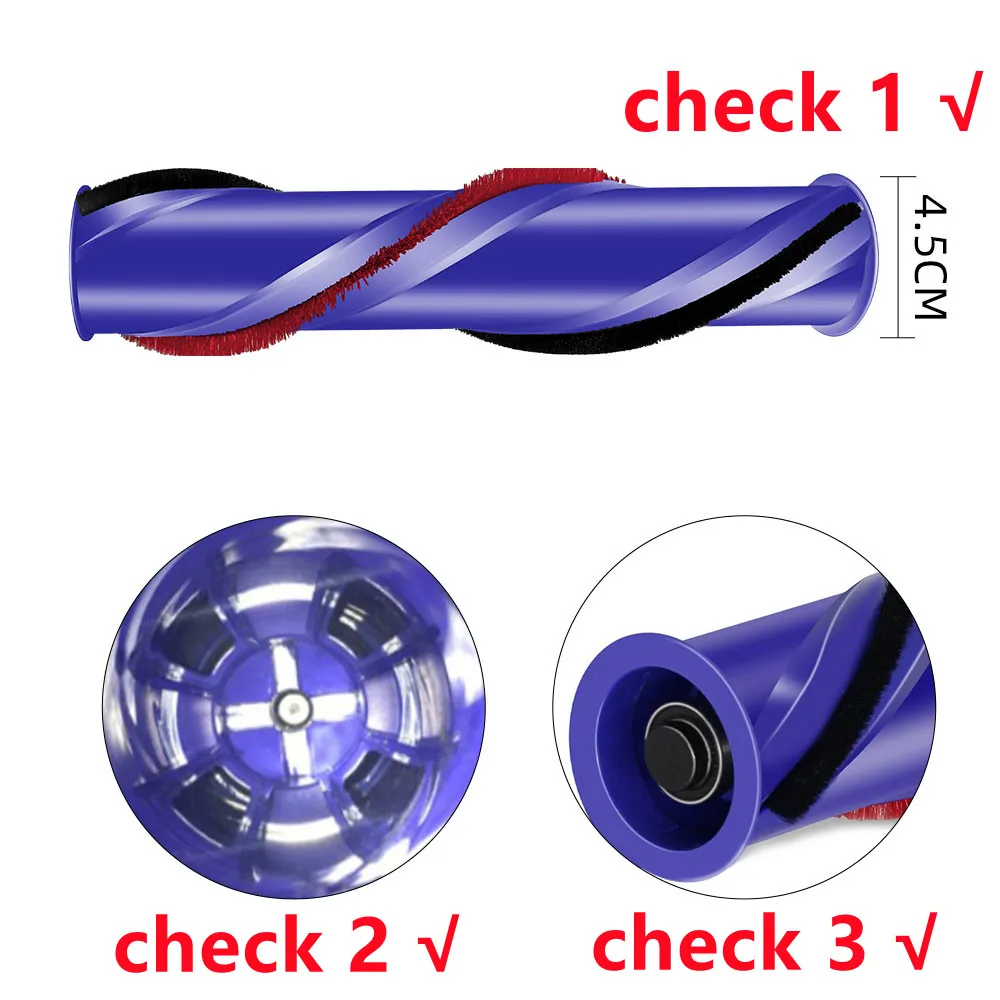 Ersatz Für Dyson V6/Alt V7 Cordless Staubsauger Ersatzteile Zubehör Roller Pinsel Roll Bar 966821-01 966084-01