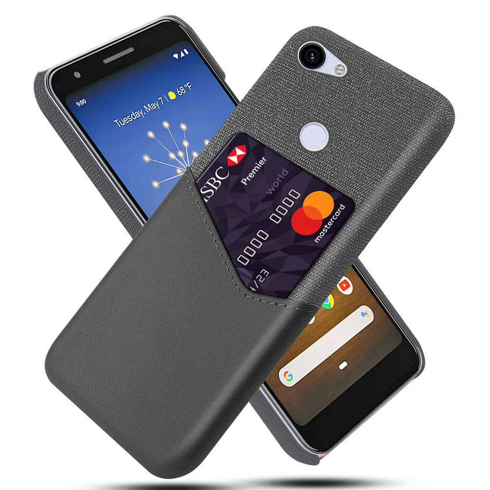 

Luxury PU leather case for Google Pixel 3A XL, fabric case with card slots, for Google Pixel 3A