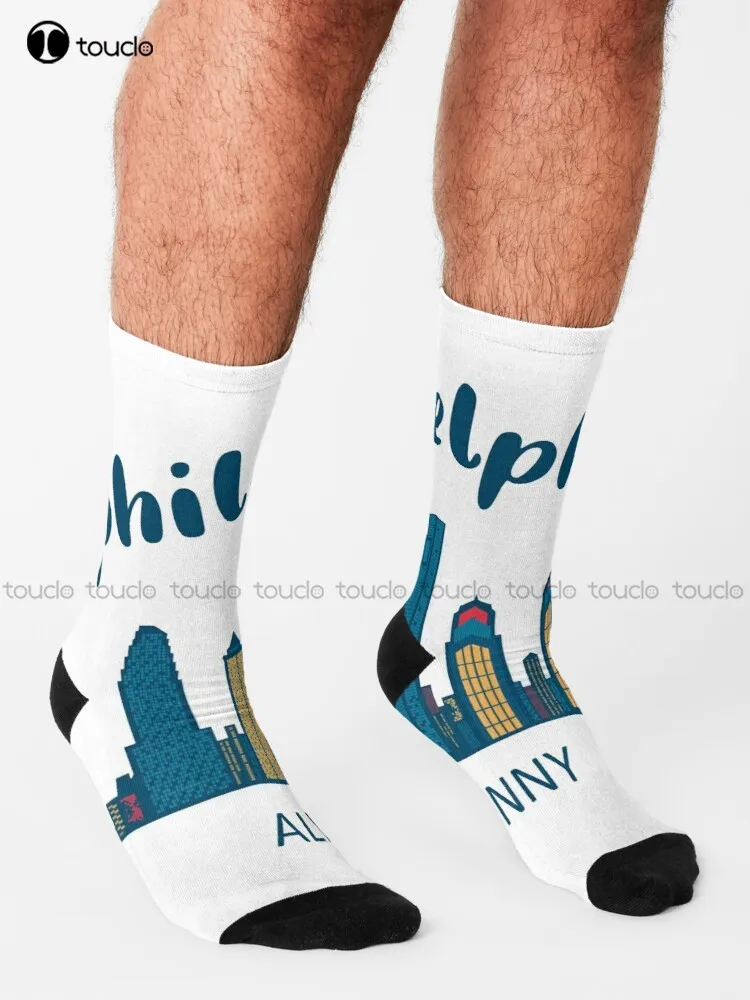 Always Sunny In Philidelphia Socks Mens Cotton Socks Personalized Custom Unisex Adult Teen Youth Socks Halloween Christmas Gift