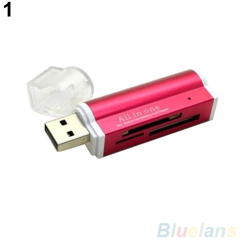 Multi All in 1 Micro USB 2 0 Memory Card Reader Adapter for SDHC TF M2 MS PRO DUOs Card Reader Hot sale 2020