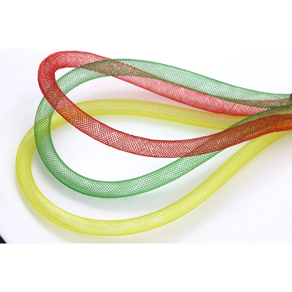 

4mm /8MM Colorful Mesh Tube Rope Multicolor Wholesale 6M Batch Bracelet Necklace Making DIY Refillable Jewelry Accessories