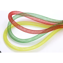 4mm /8MM Colorful Mesh Tube Rope Multicolor Wholesale 6M Batch Bracelet Necklace Making DIY Refillable Jewelry Accessories
