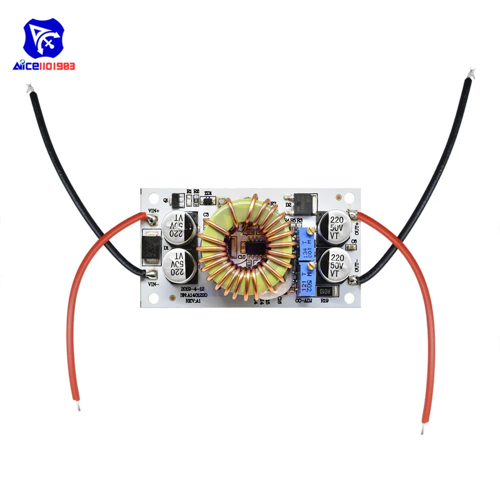 DC-DC 8,5V -48V zu 10 -50V 10A 250W Einstellbarer Boost-Konverter Step-Up Konstantstrom-Konstantspannungs-Stromversorgungsmodul – Detail 7
