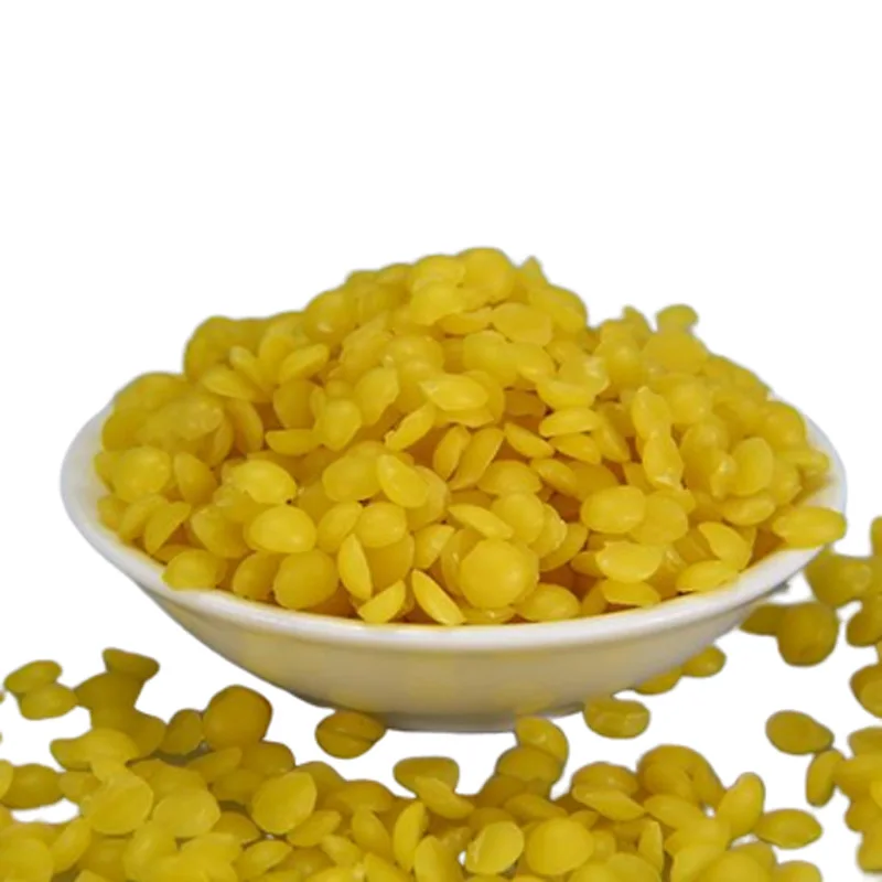 100% natural pure yellow beeswax pellet grade A 1kg Lipstick DIY Material Yellow Bee Wax Cera Flava