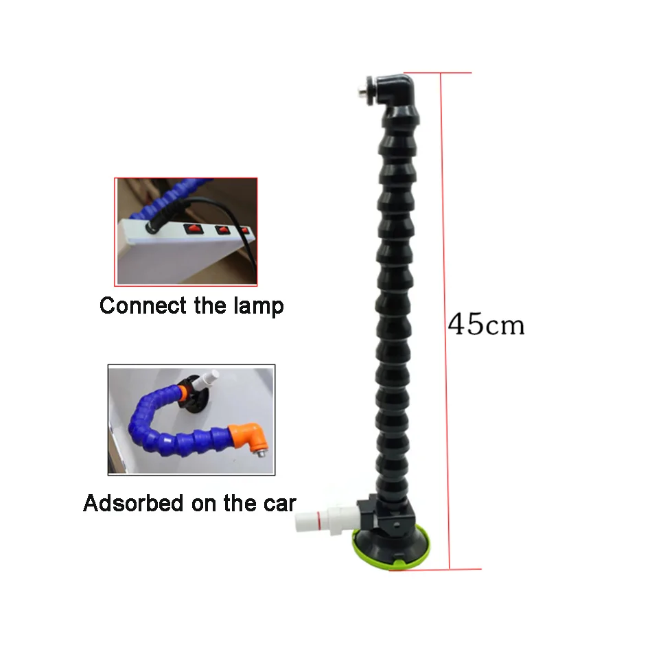 3inch Pump Suction Cup with goose neck hose for car dent repair light car dent repair lamp tools