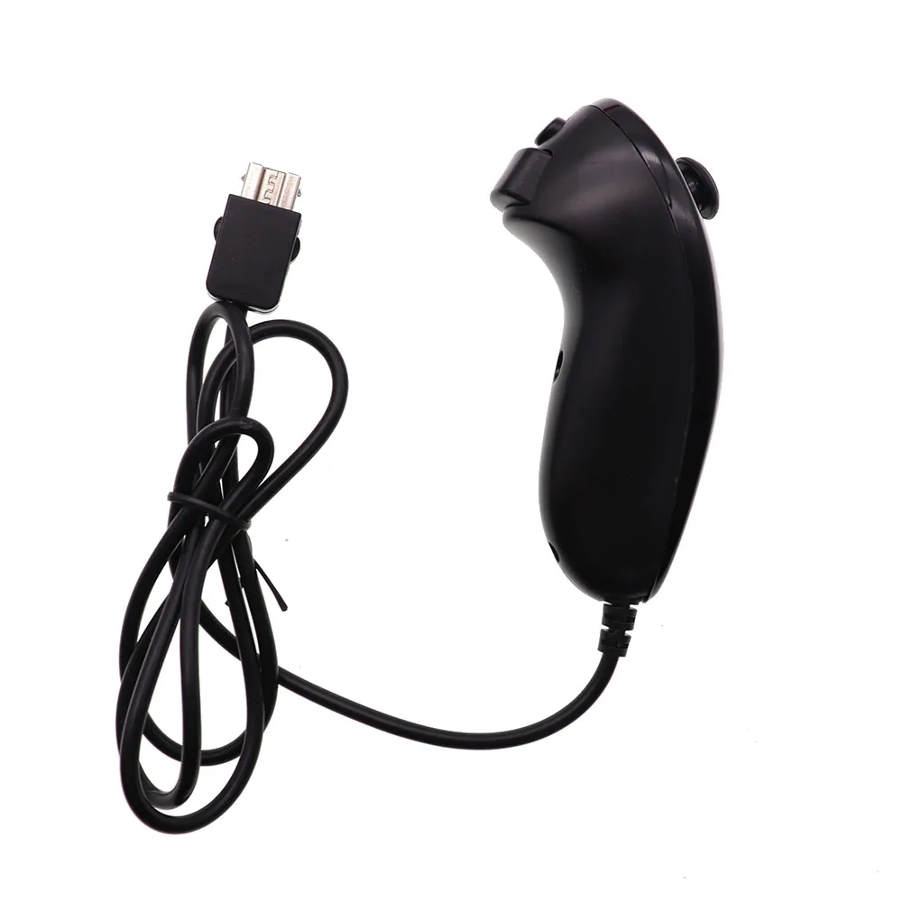 Imagem -02 - Nunchuk Nunchuk Controlador Remoto para Nintendo Wii Preto Nunchunk Usb Porta Cores