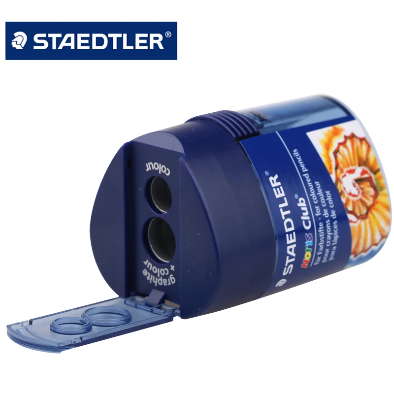 Staedtler 512 128 Sharpener Noris Club สามเหลี่ยม,10ชิ้นกล่องกระดาษแข็ง