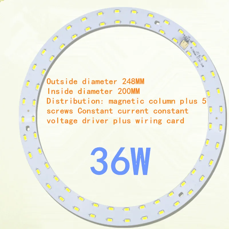 Round lights led lights Ceiling Super bright modified version Energy saving lamp 15W 20W 30W 36W 5730 light Panel Light