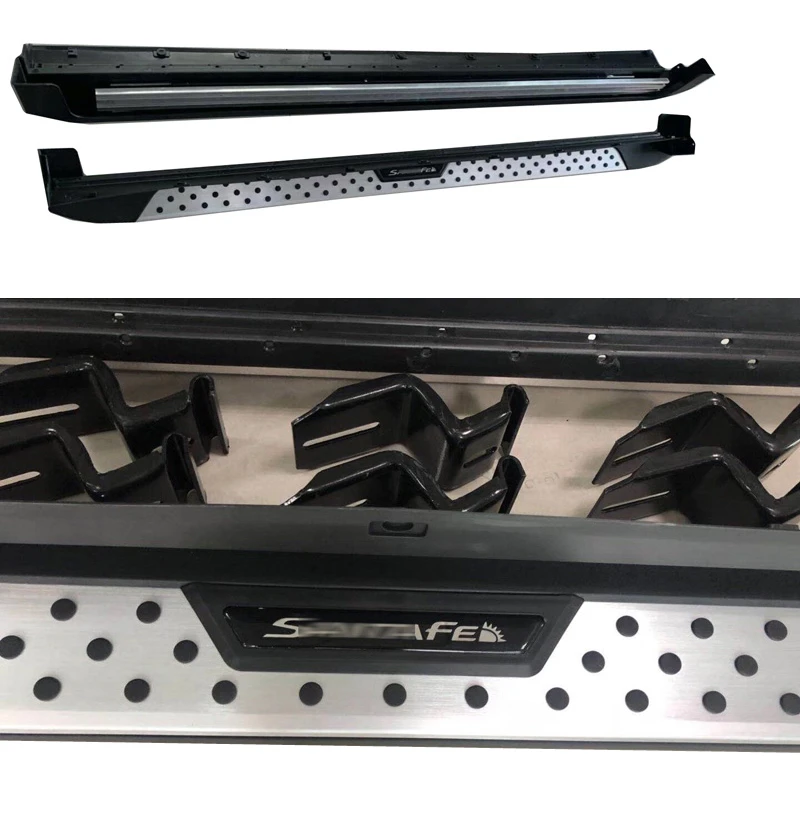 HOT side step running board side bar for Hyundai Santa Fe Sport 2019 2020 2021 2022 2023,also fit Europe model,reliable quality