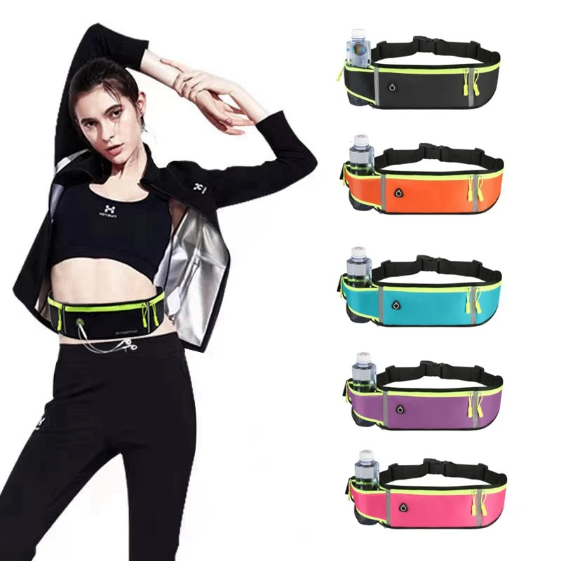 Marsupio da corsa impermeabile marsupio da corsa sportivo da Jogging porta telefono esterno portatile donna uomo Fitness Sport borse da palestra