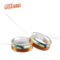 GHXAMP 18MM 17.95MM Speaker Voice Coil Silver Line Treble Speech Coil 4 Ohms 2 Pcs