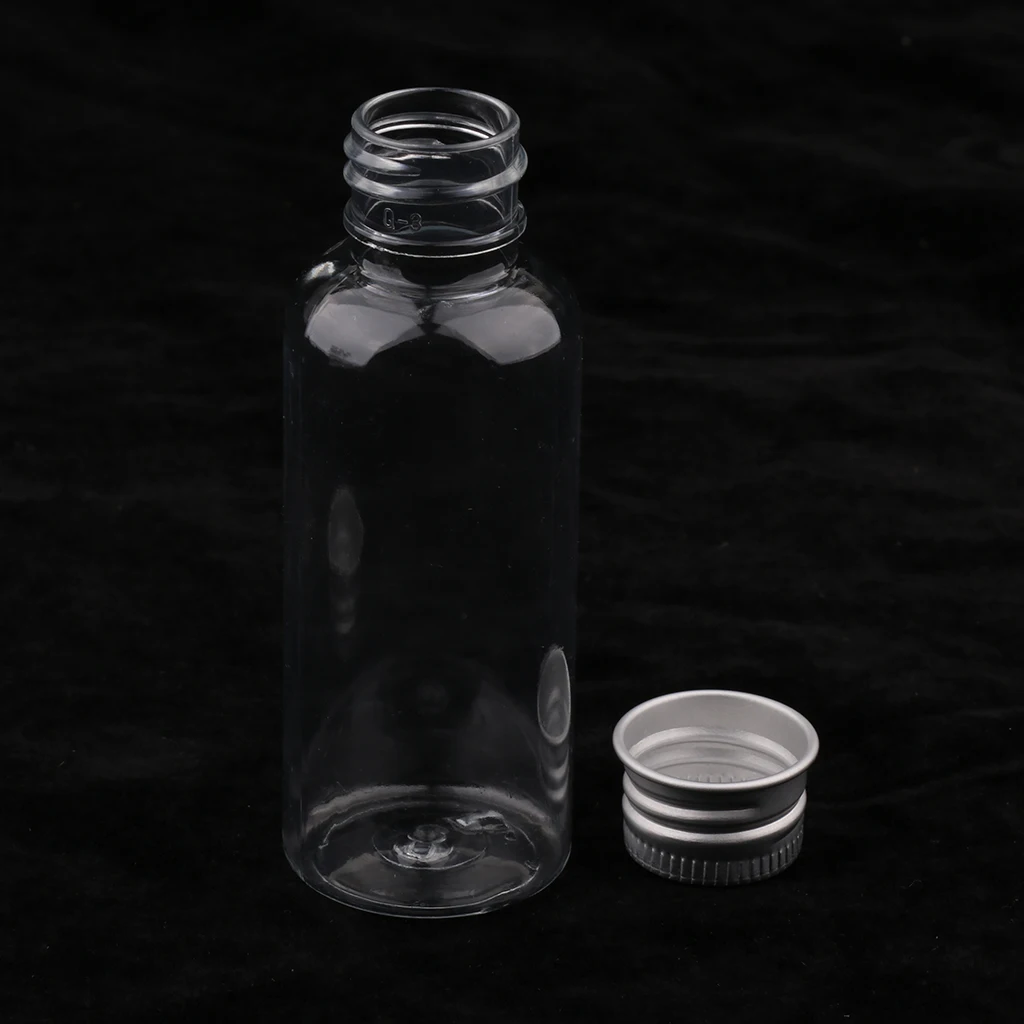 Set of 10 50 Ml Empty Cosmetic Bottle Plastic Bottle for Shampoo,