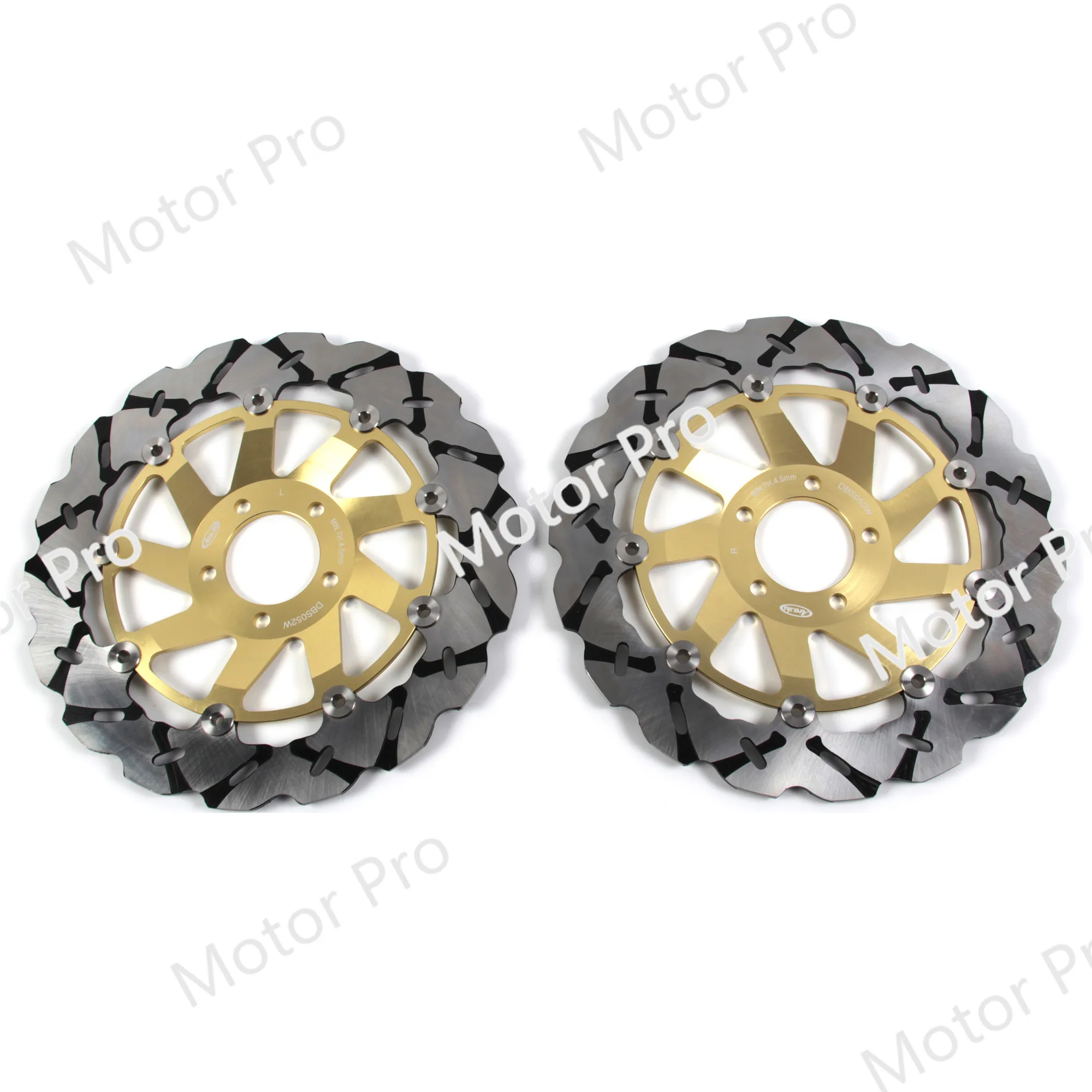 2PCS CNC Floating Disk Front Brake Disc Rotor For Kawasaki ZRX 1100 ZRX-11000 1997 1998 1999 2000 / ZRX 1200 ZRX1200 2001-2006