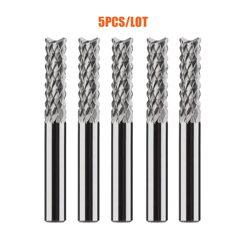 5PCS/LOT Solid Carbide Corn End mill Milling Cutter Bits D3.1 4.0 6.0 8.0 PCB End Mill CNC Cutting Milling Tools