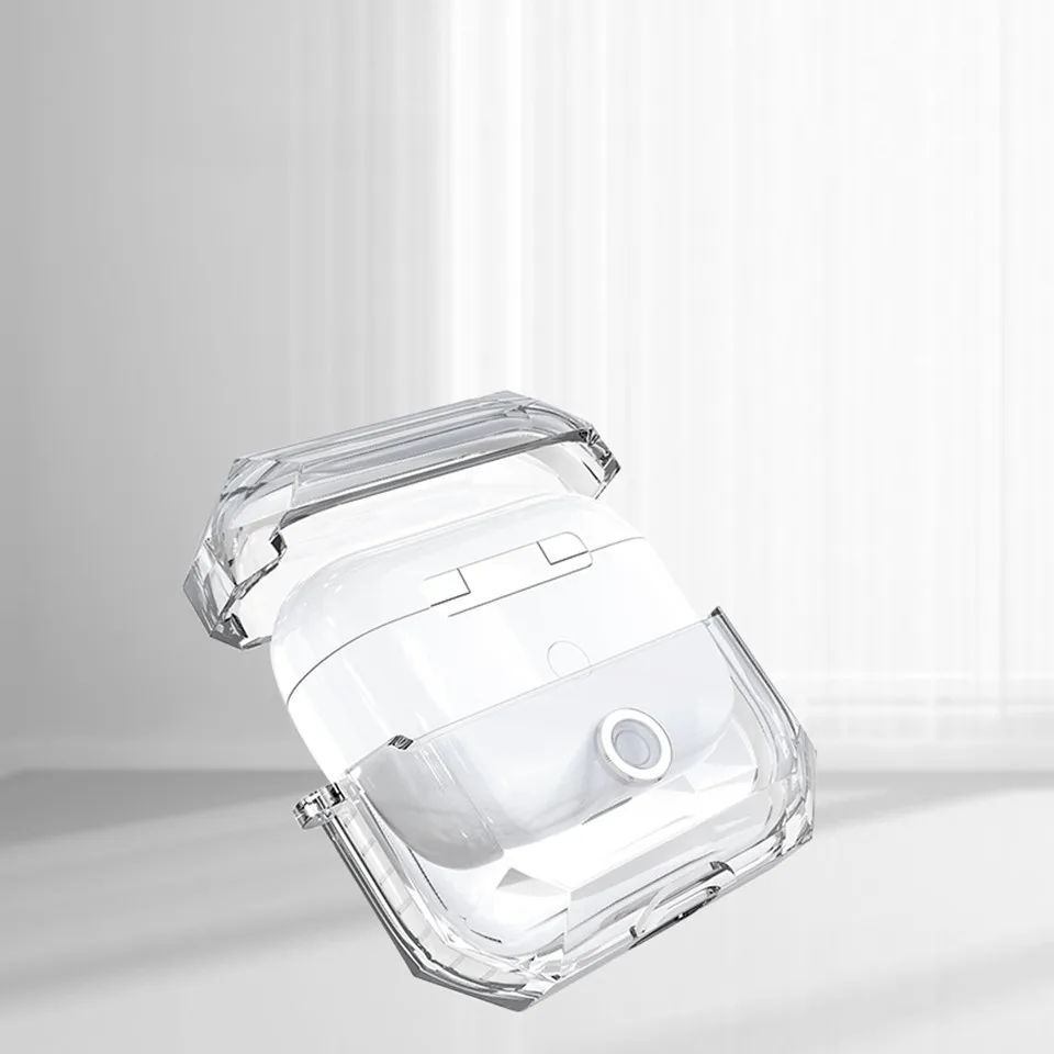 โปร่งใสสําหรับ Airpods 3/2/1 Airpods Pro หูฟังอุปกรณ์เสริม Clear Protector Earpods Aipod 3 Funda สําหรับ Airpods 3 กรณี