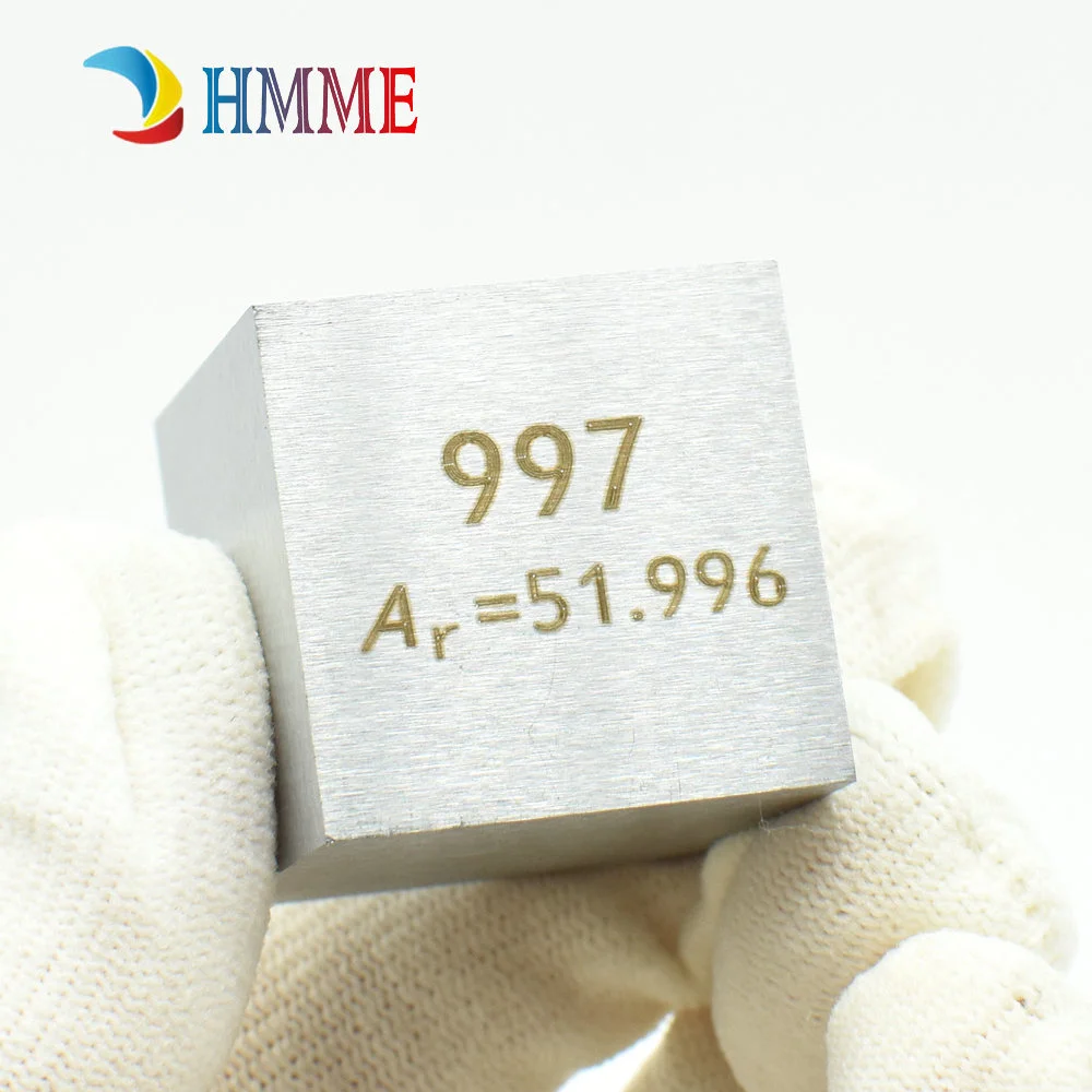 Imagem -05 - Cromo cr Polegada Cubo 25.4x25.4x25.4 mm 10 mm Elemento de Alta Pureza Densidade Cromo Requintado Coleção de Metal para Ciências e Presentes