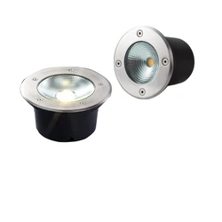 Luce sotterranea a LED 10W 12W 15W 20W IP68 lampada da terra impermeabile Spot da terra per esterni paesaggio giardino percorso interrato cortile 220VDC12V