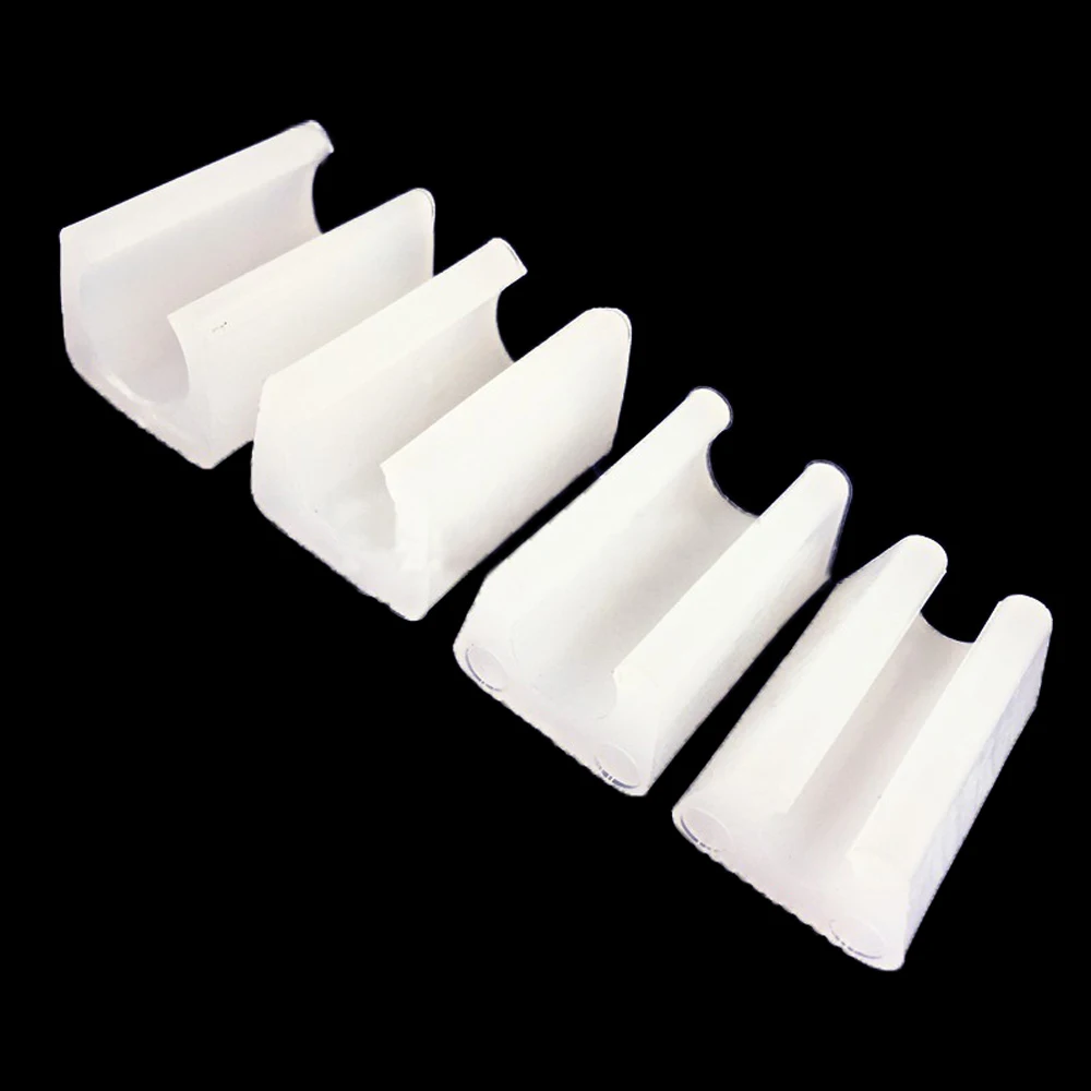 4pcs 8/10/12/14mm Plastic Chair Leg Pads Covers U-Type Non-Slip Pipe Clamps Office Stool Feet Wrap Pad Floor Protectors