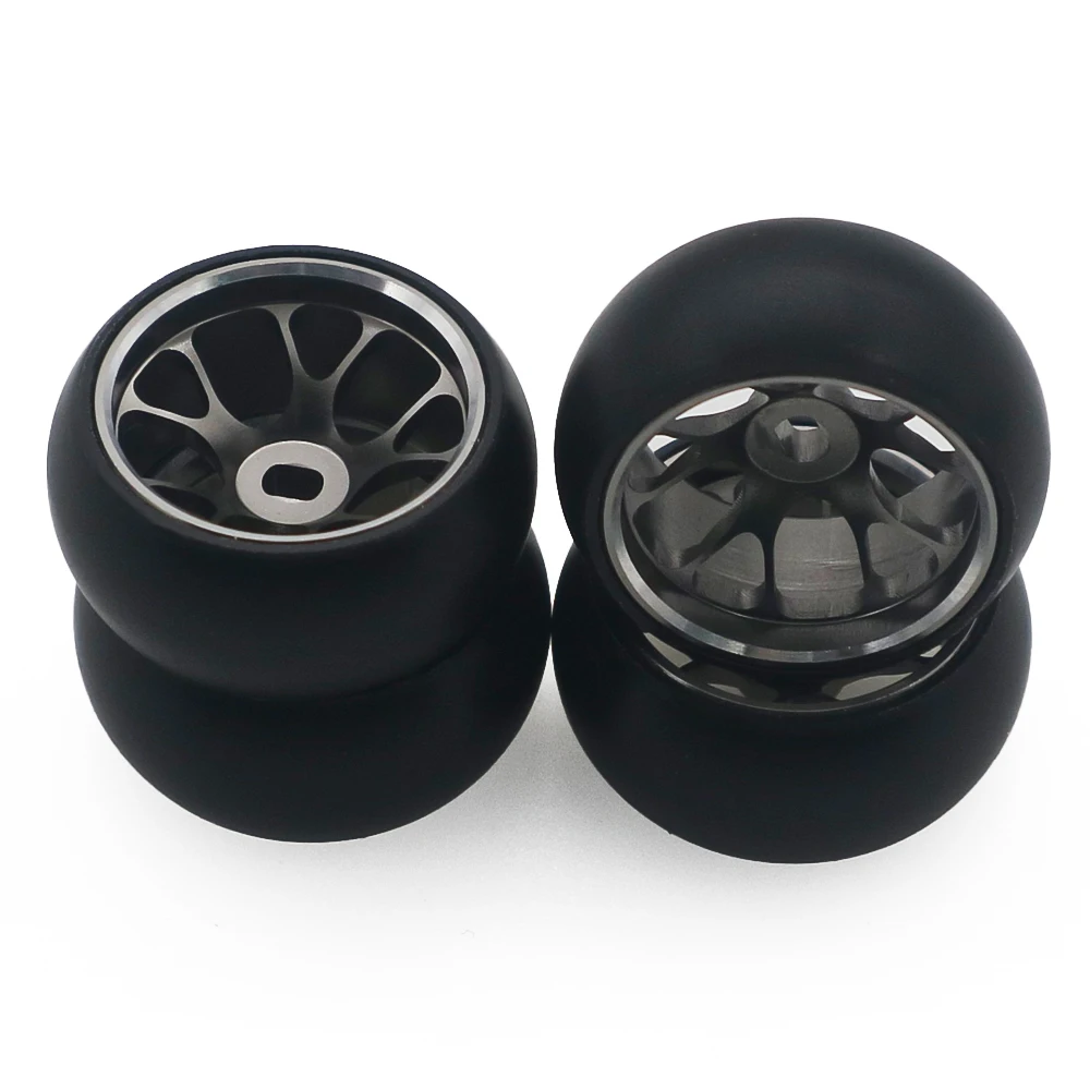 Stop 4 sztuk/zestaw felgi 10 szprychy + opona drift dla rc 1/28 Wltoy K969 K989 P929 rajd kyosho mini-z Q D hobby model część