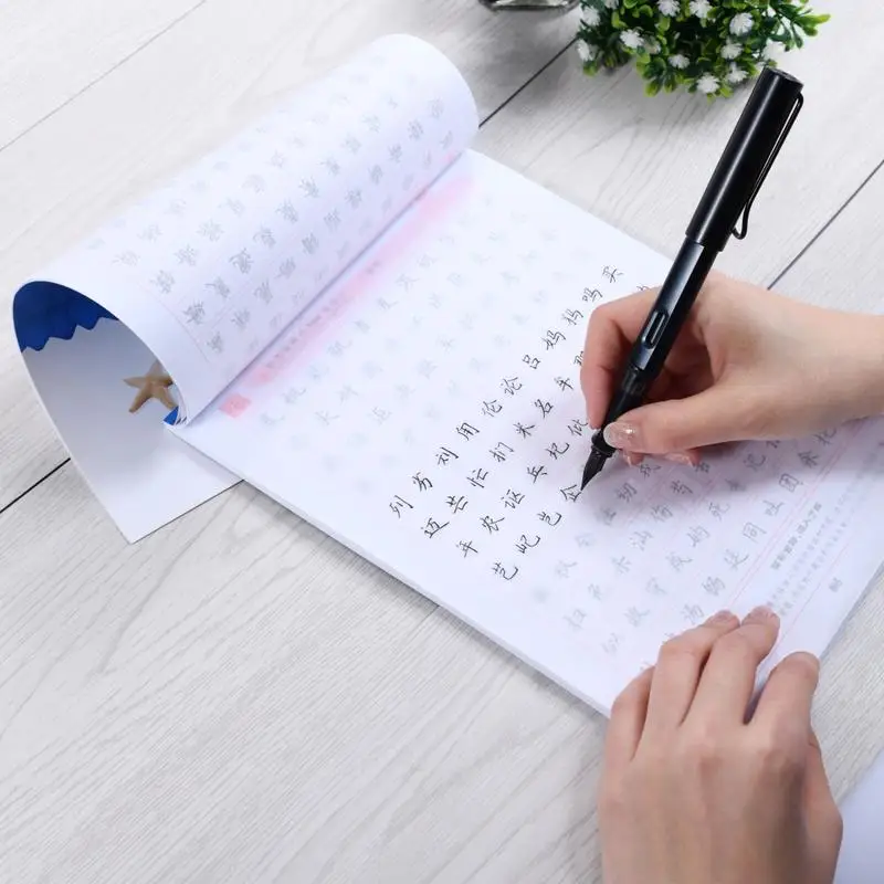 7000 Common Chinese Characters Copybook Chinese Pen Calligraphy Copybook Regular Script Writing Chinese Book Adult Writing Books