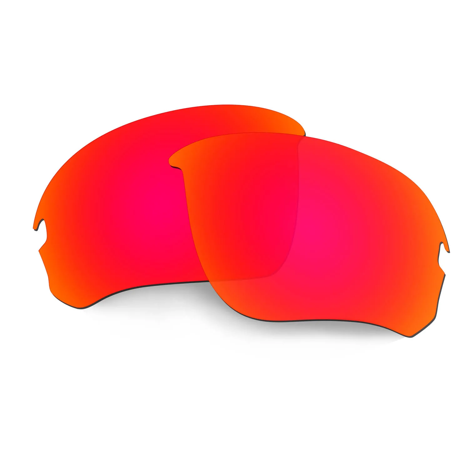 

HKUCO Polarized Replacement Lenses For Flak Draft Sunglasses Red