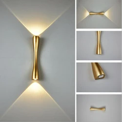 Modern Waterproof Minimalist LED Wall Lamp Hotel Outdoor Aisle Corridor Stairs Living Room Bedroom Bedside Interior Wall Light