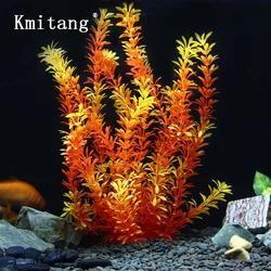 100cm Tropical Plants Large Artificial Water Grass Fake Underwater Plants Soft Plastic False Tree For Aquarium fish tank Decor