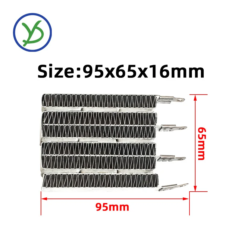セラミックエアヒーター,220V, 900W,加熱装置エレメント,75b3,95x65x16mm