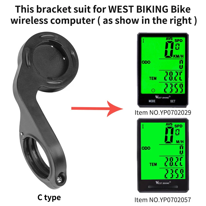 WEST BIKING Hot Sale 4 In 1 Bicycle Light Bracket Bike Computer Mount Bracket Smart Sensor Bike Light Stand Bicycle Accessories