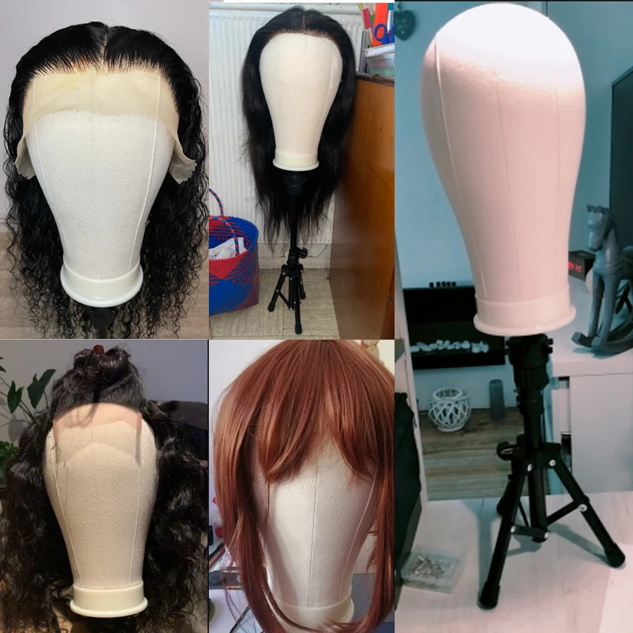 64cm Wig Stand Tripod with Canvas Head