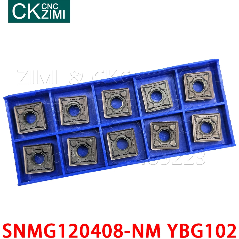 SNMG120408-NM YBG102 SNMG 120408 NM YBG102 wkładki z węglika CNC zewnętrzne narzędzia tokarskie CNC mechaniczna tokarka metalowa narzędzia do stali