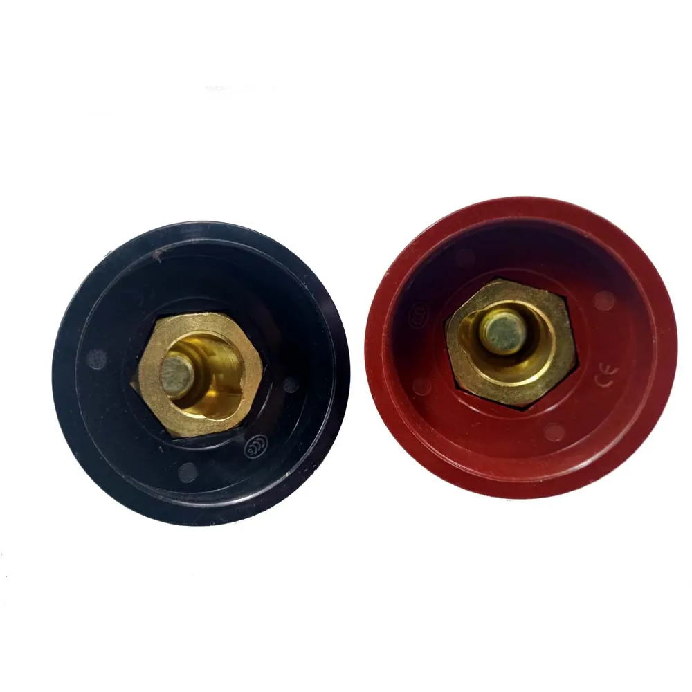 Europe Welding Machine Quick Fitting Female Male Cable Connector Socket Plug Adaptor DKJ 10-25 35-50 50-70 Cable Connector