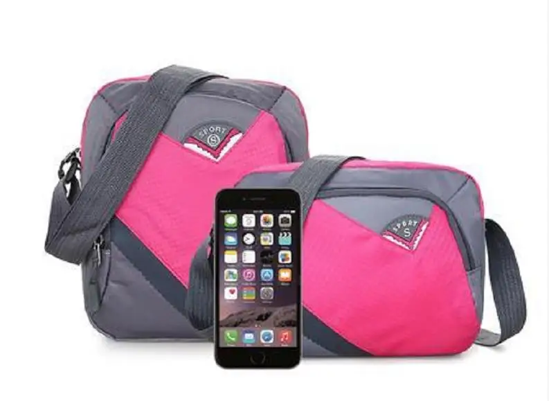 2021 damska torba nowa nylonowa rozrywka mała torebka Crossbody w średnim wieku torba Mommy Mini płótno torba na telefon komórkowy torba na ramię